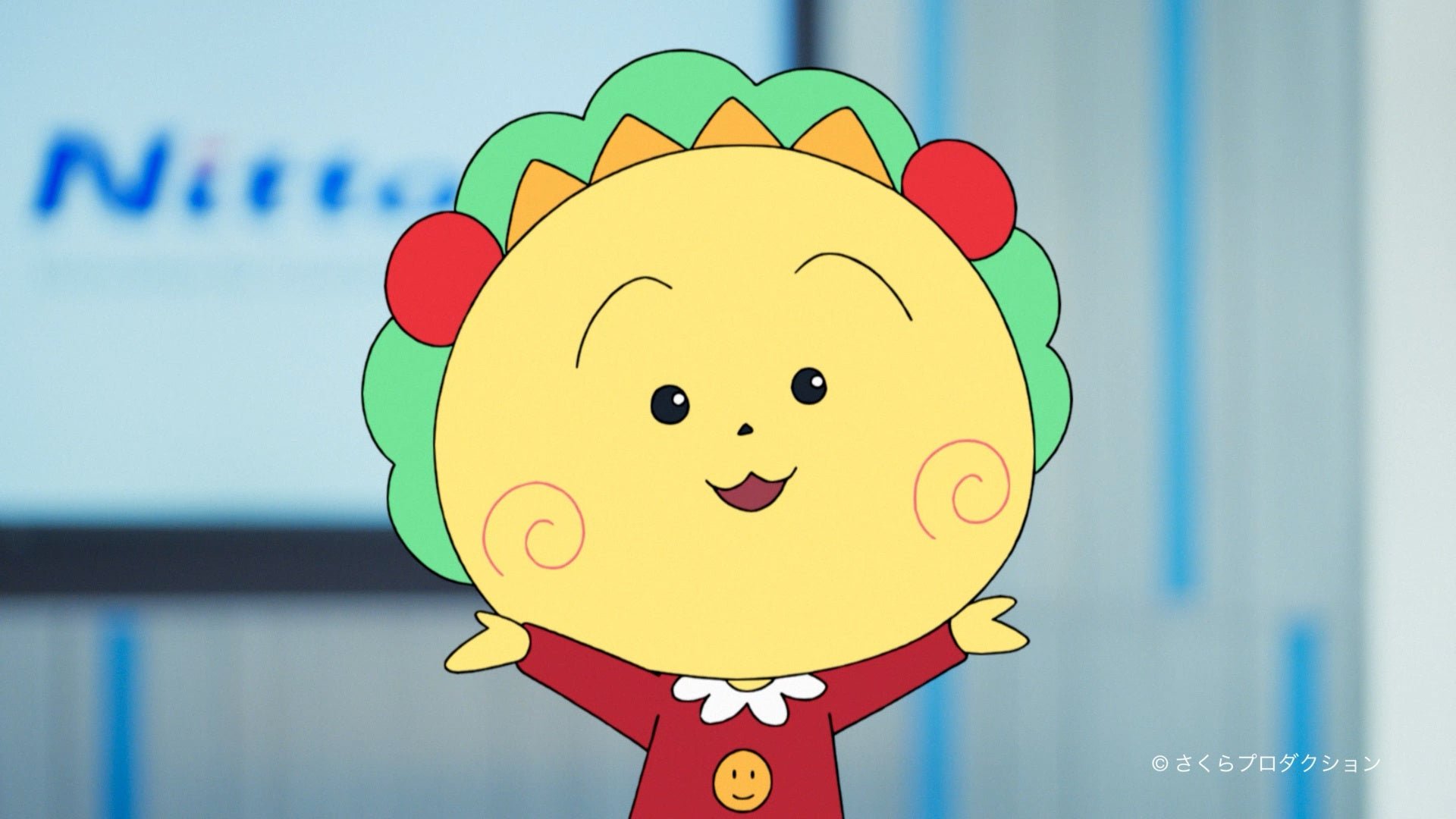 両手を広げるコジコジ