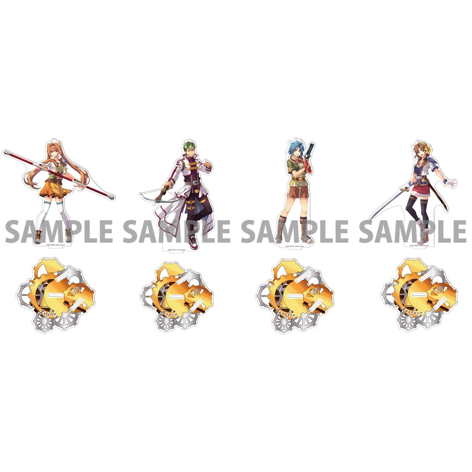 エフェクトアクリルスタンド エステル・ブライトら4種