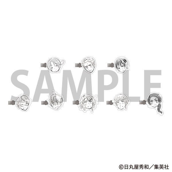 「アクリルヘアクリップ」全8種