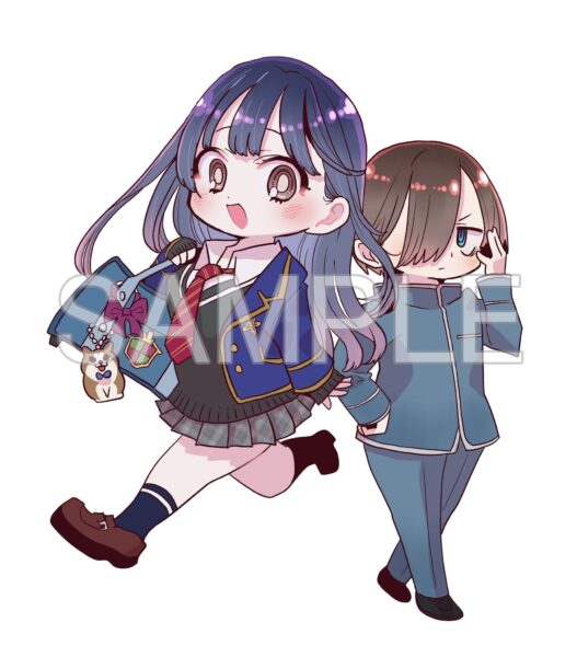 △アニメイトセット付属描きおろしアクリルキーホルダー使用イラスト