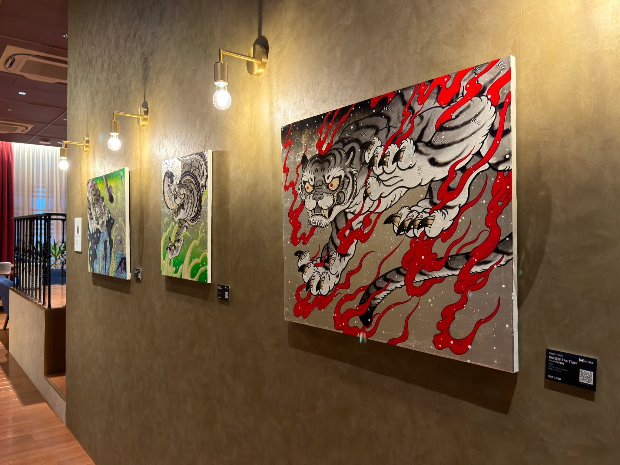 3. NINIGI TIGER（ニニギタイガー） ［石川画廊］ / NINIGI TIGER 展示風景