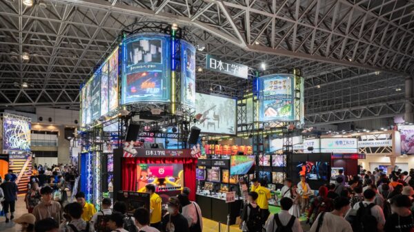 日本工学院ブース(2025年)の展示風景