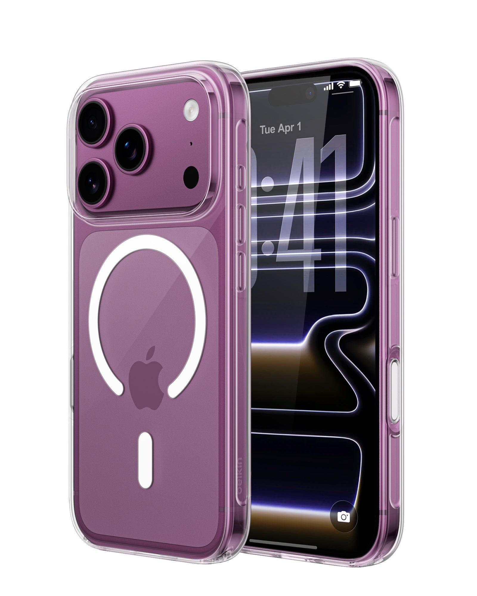 SheerForce™ Clearシリーズケースを装着したiPhone