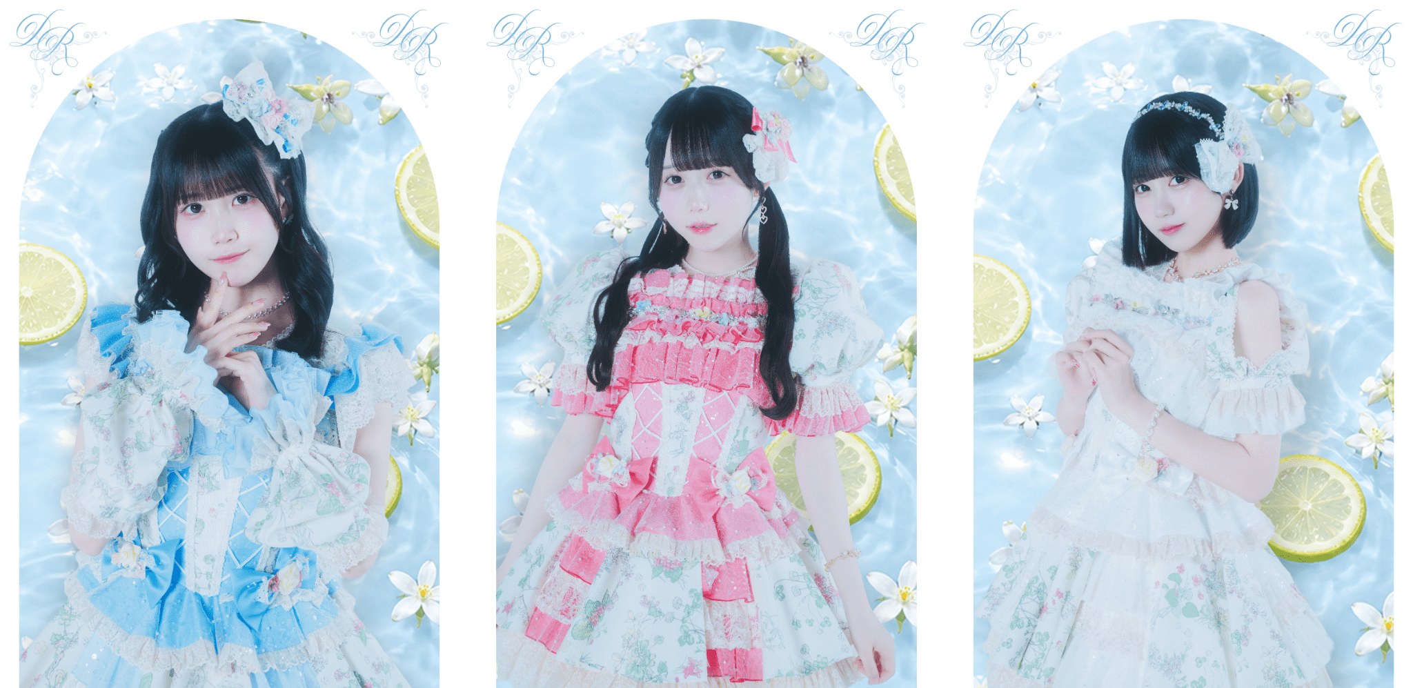 ドラマチックレコード(左から)小野莉々/新居歩美/松本芽留
