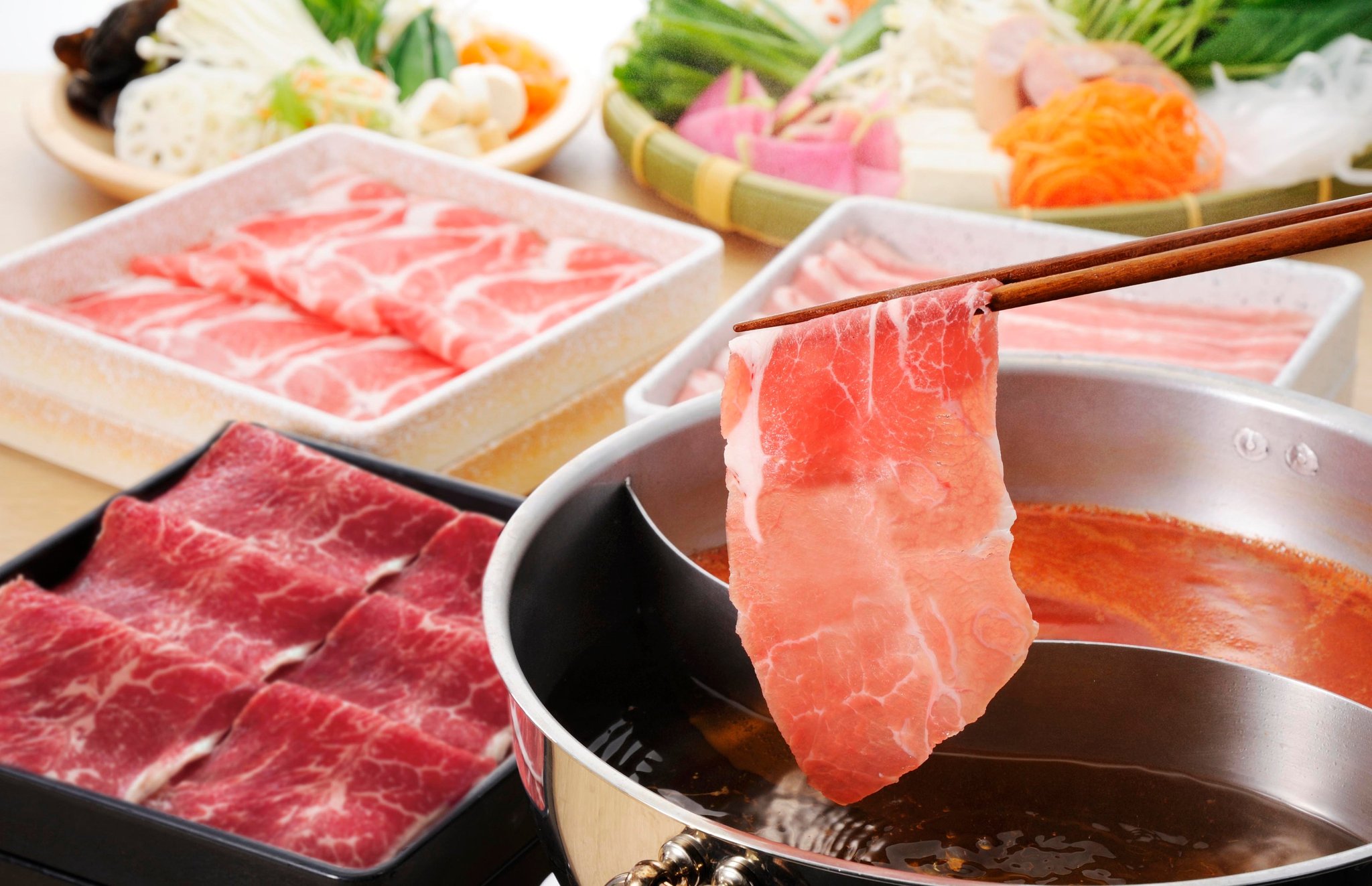牛&豚 しゃぶしゃぶ食べ放題コース