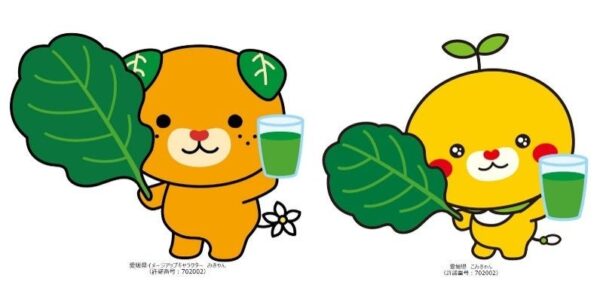 みきゃん・こみきゃんのキャラクターイラスト