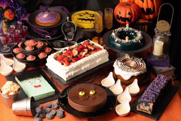 ハロウィンスイーツビュッフェ全体像