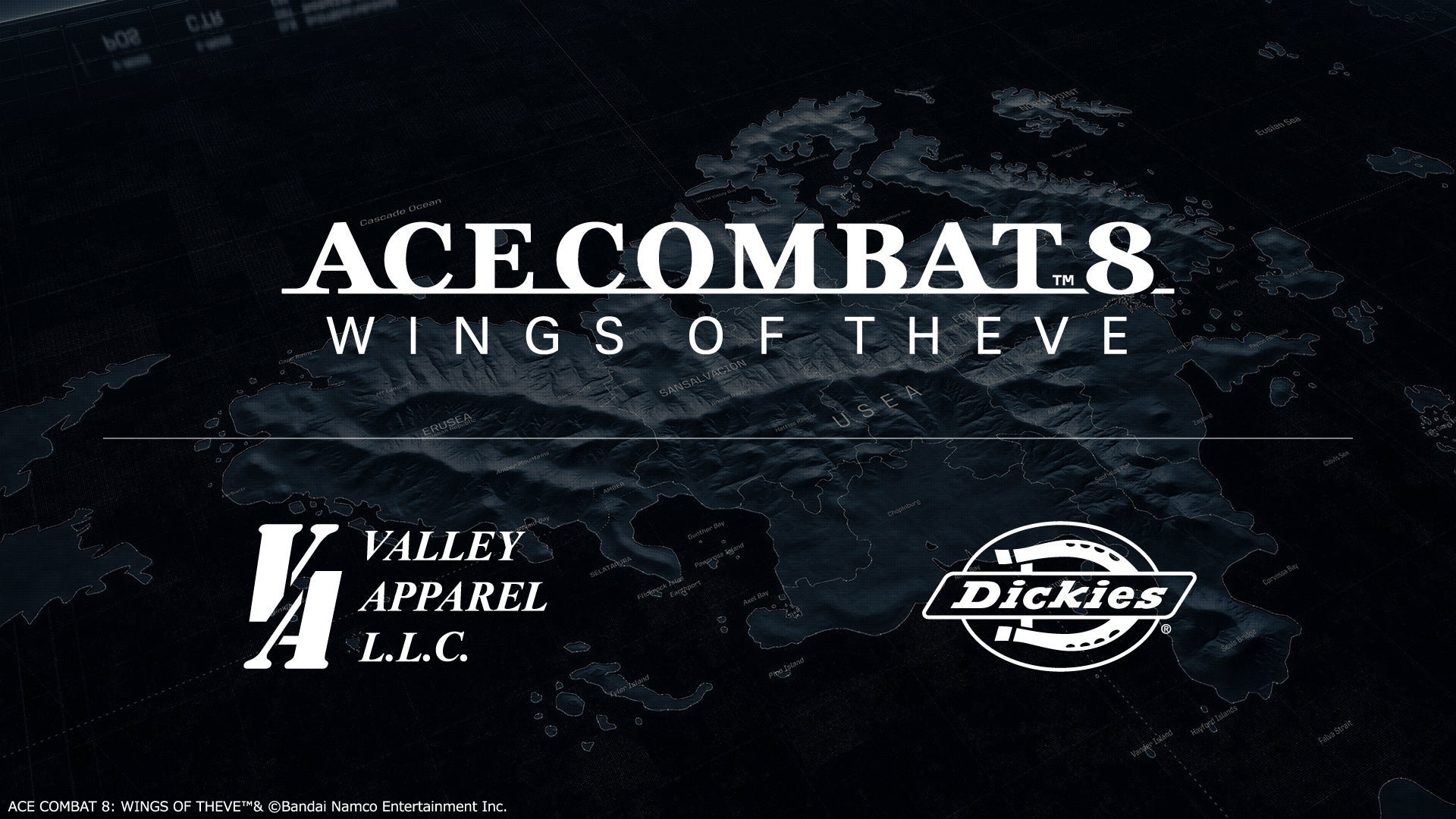ACE COMBAT 8 と VALLEY APPAREL、Dickiesのコラボレーションキービジュアル