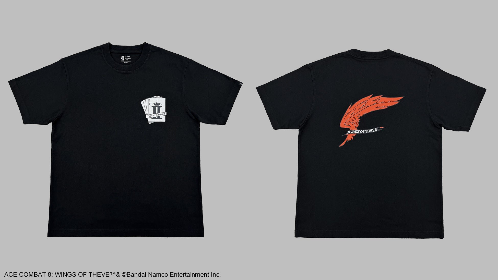 ACE COMBAT 8 × VALLEY APPAREL S/S T [ WINGS OF THEVE ]