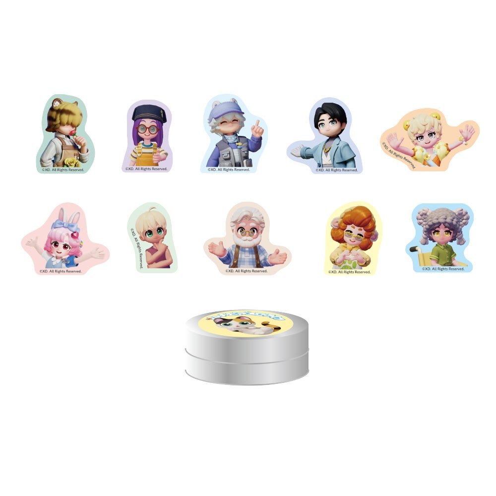 ハートピアスローライフ×ヴィレッジヴァンガード フレークシール