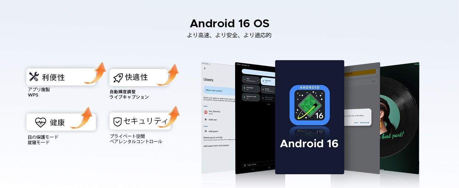 Android 16+Gemini AIで、毎日のタブレット体験をスマートに