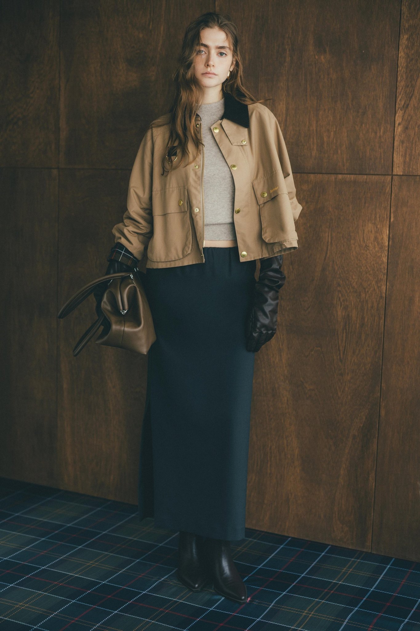 「Barbour」SPEYショート丈ジャケット(BEG)