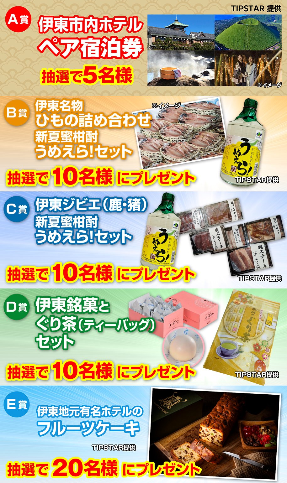 「総額100万円超!CS＆配信視聴者プレゼント」