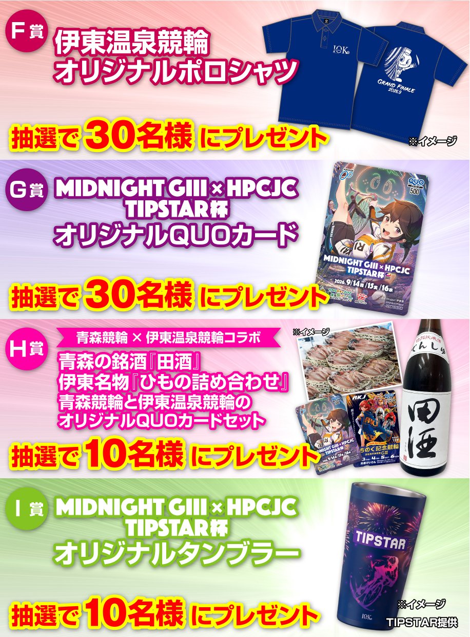 「総額100万円超!CS＆配信視聴者プレゼント」