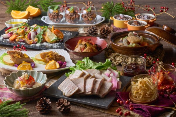秋冬バイキング料理全景