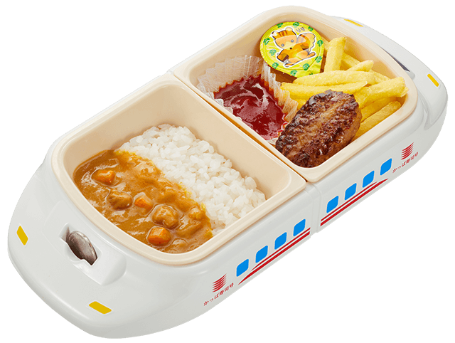 ■カプセルトイコイン付きおこさまメニュー / 『おこさまカレーとハンバーグセット』540円（税込）～