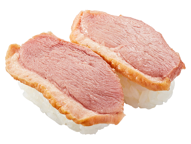 合鴨ロースのにぎり寿司
