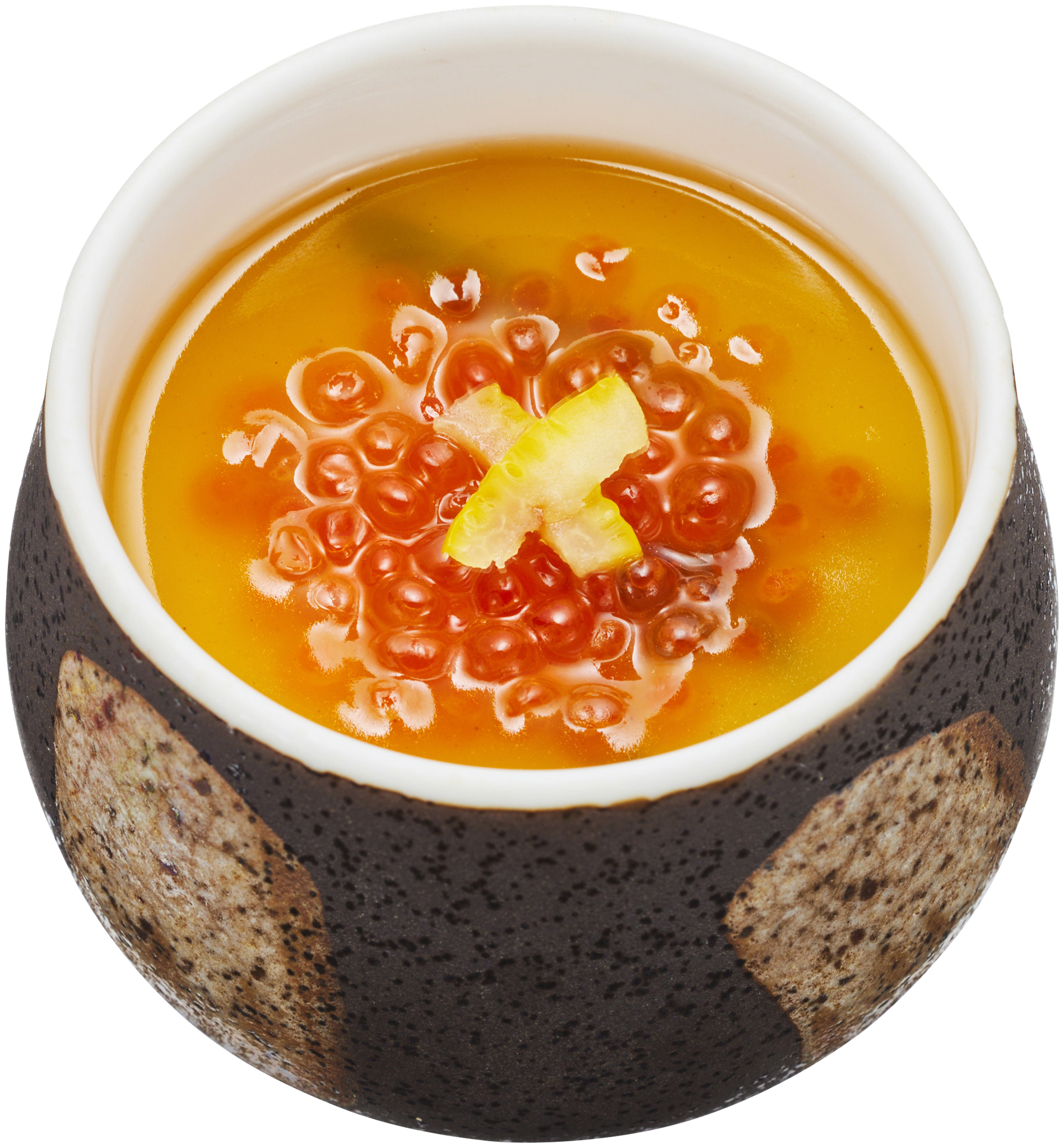 いくらをのせた贅沢いくらの茶碗蒸し