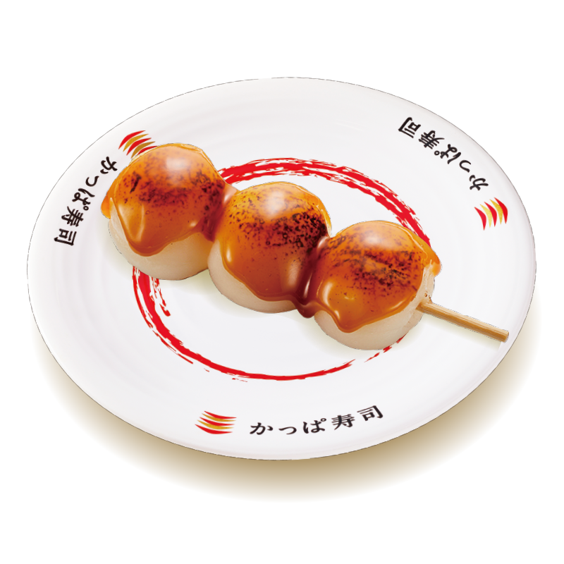 ふわもちみたらし団子 タレをかけた串団子