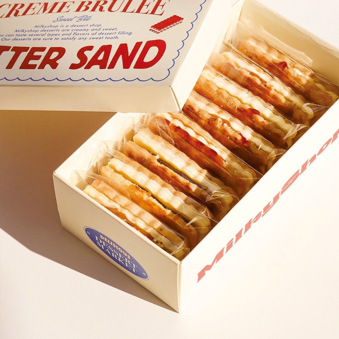 クレームブリュレ バターサンドの化粧箱