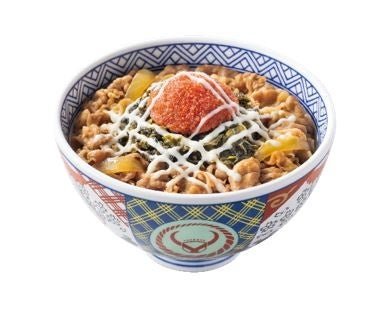 明太高菜マヨ牛丼