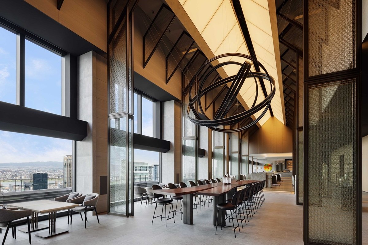 THE LOBBY LOUNGEの店内と眺望