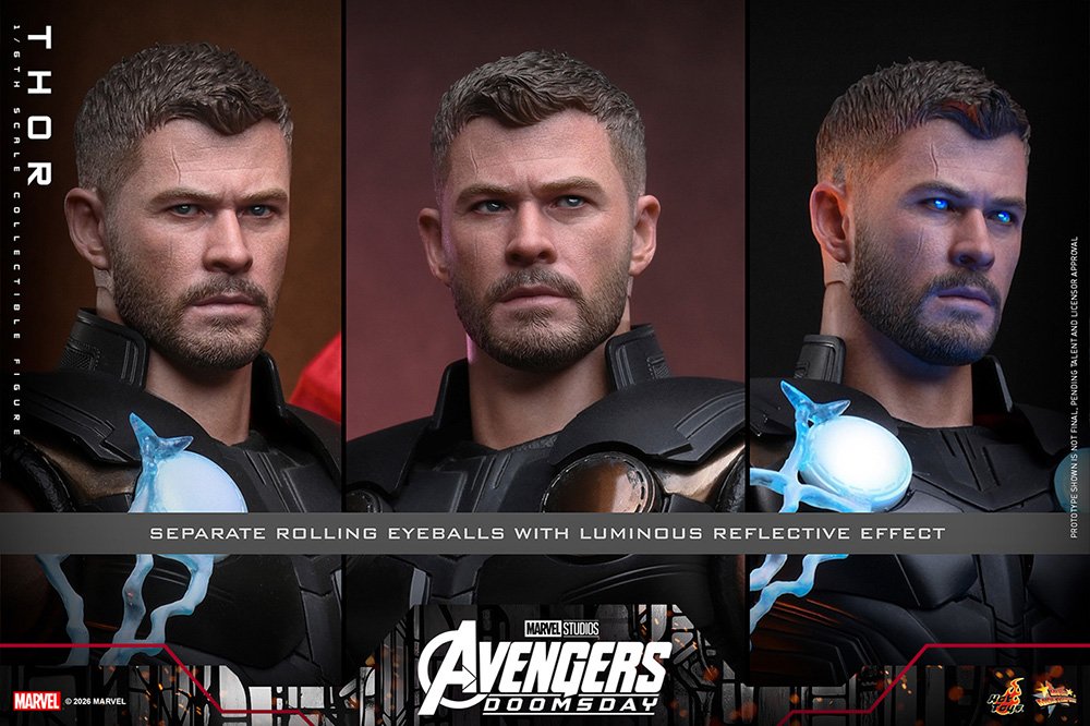 ホットトイズ「ムービー・マスターピース『アベンジャーズ／ドゥームズデイ』1/6スケールフィギュア ソー」
