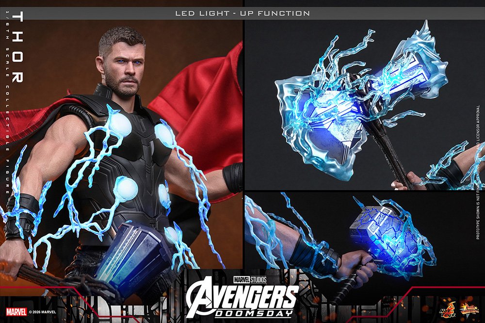 ホットトイズ「ムービー・マスターピース『アベンジャーズ／ドゥームズデイ』1/6スケールフィギュア ソー」