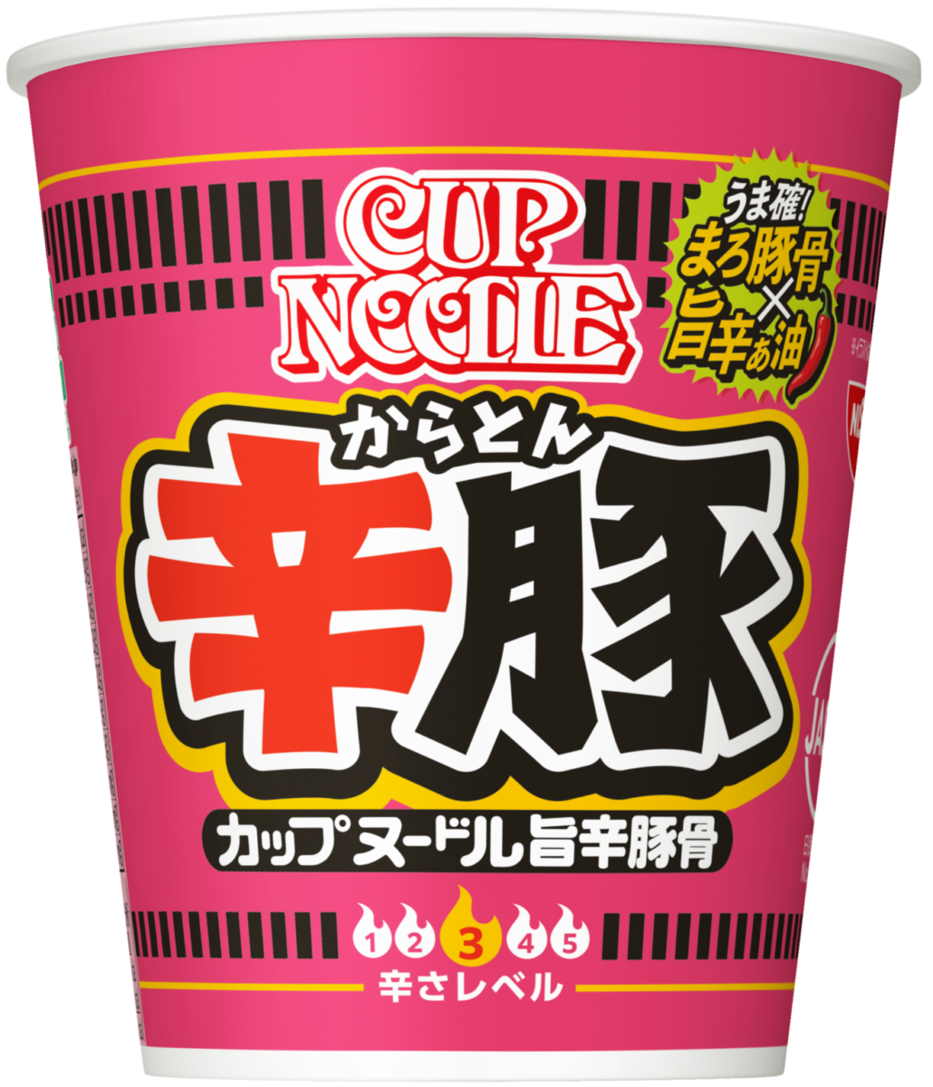 カップヌードル 辛豚 パッケージ