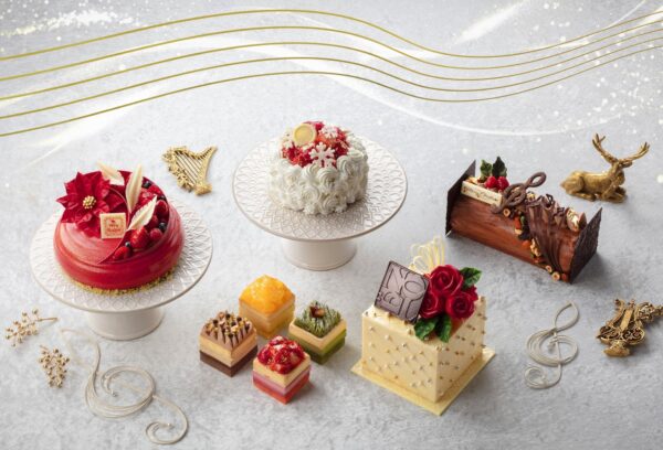 4種のクリスマスケーキ全体イメージ