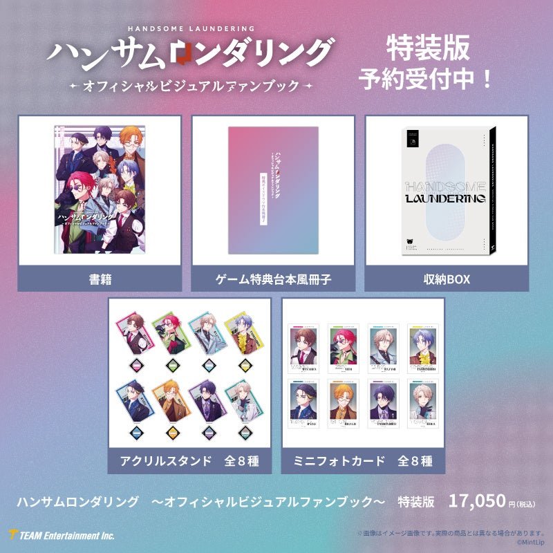 ハンサムロンダリング 〜オフィシャルビジュアルファンブック〜 ティームストア特装版紹介