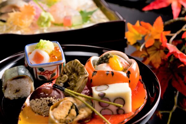 秋の前菜・八寸盛り合わせ