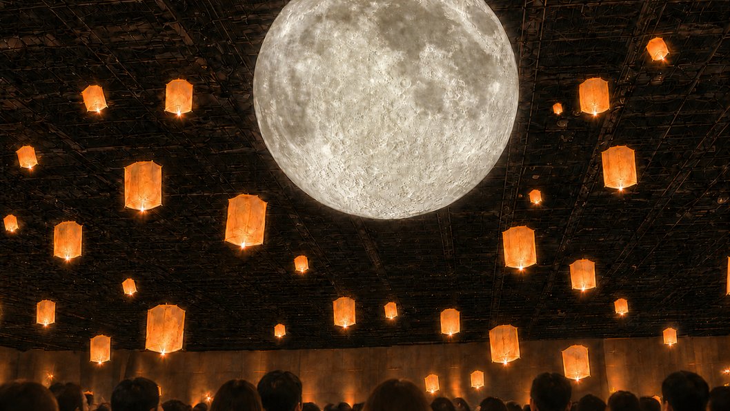 昼はもちつき体験、夜には幻想的なランタン打ち上げ体験！ / ※画像はイメージです。