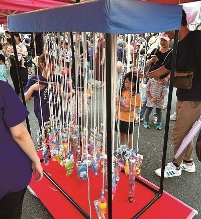 「こども縁日」の千本つり