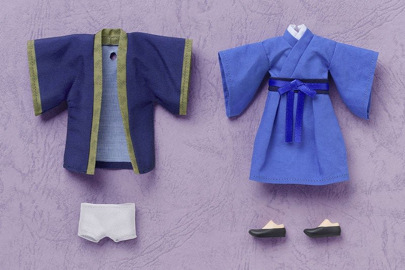 羽織セットと着物セットをパーツごとに分解した衣装カット