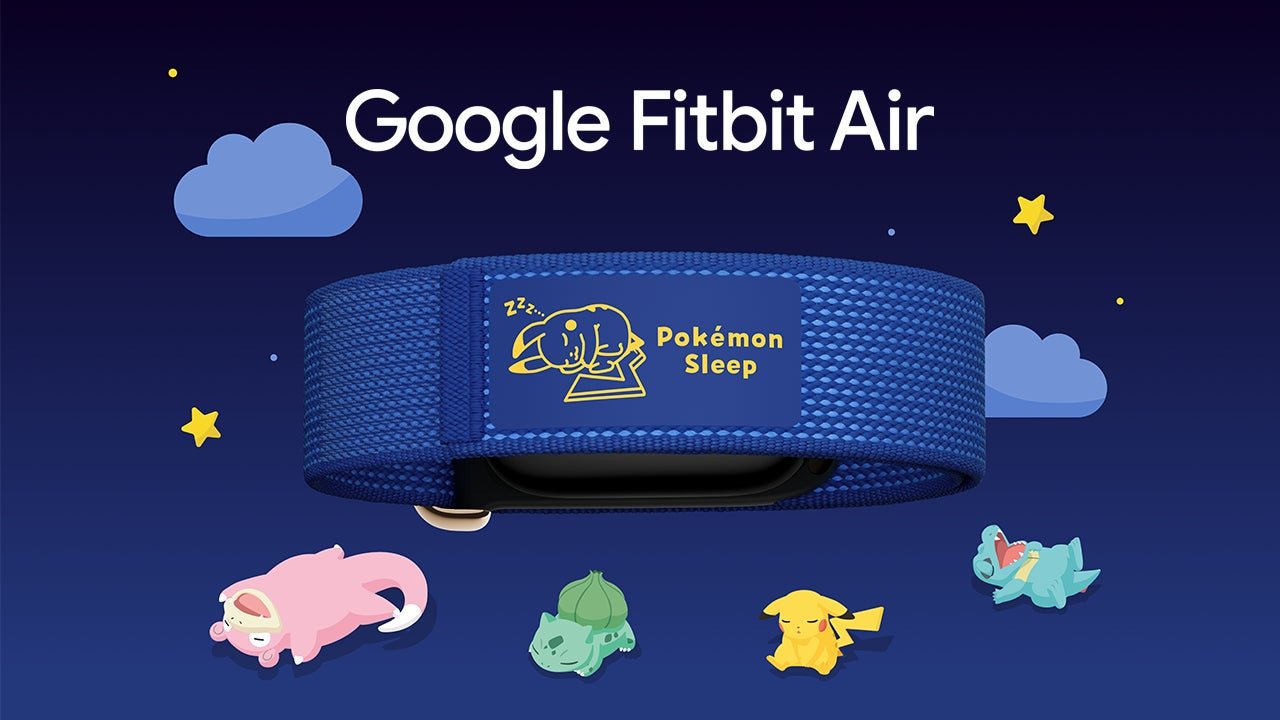 「Google Fitbit Air 限定モデル Pokemon Sleep」実機