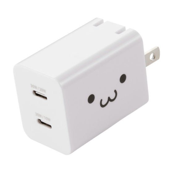 USB Power Delivery・PPS対応30W AC充電器 しろちゃん