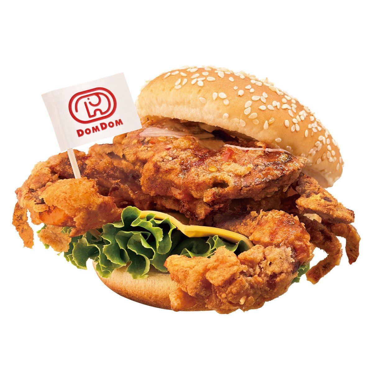ドムドムハンバーガー「丸ごと!! カニバーガー」名古屋みそ味 9月17日(木)全国の店舗で販売開始★ by PR TIMES