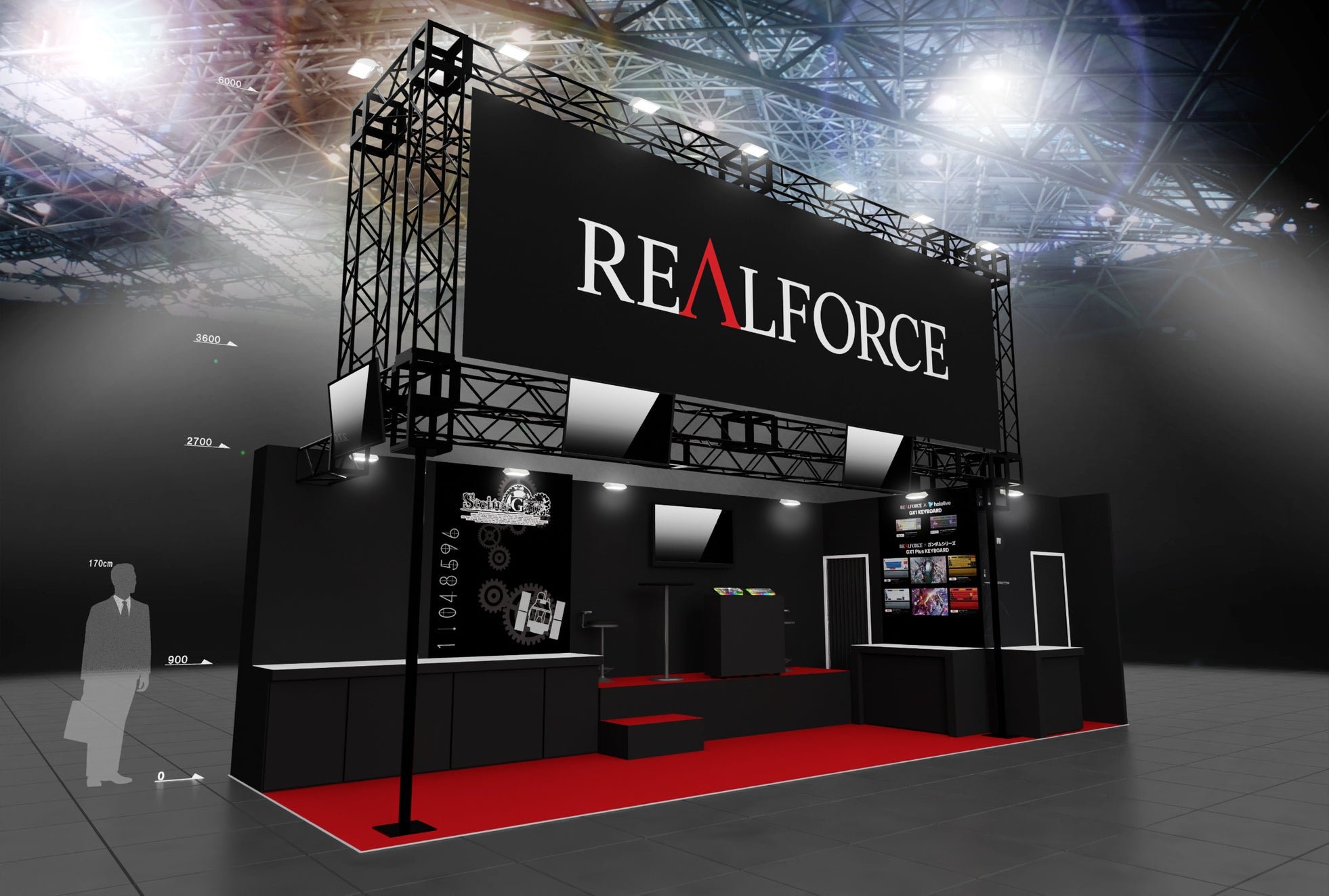 東プレREALFORCE展示ブースイメージ