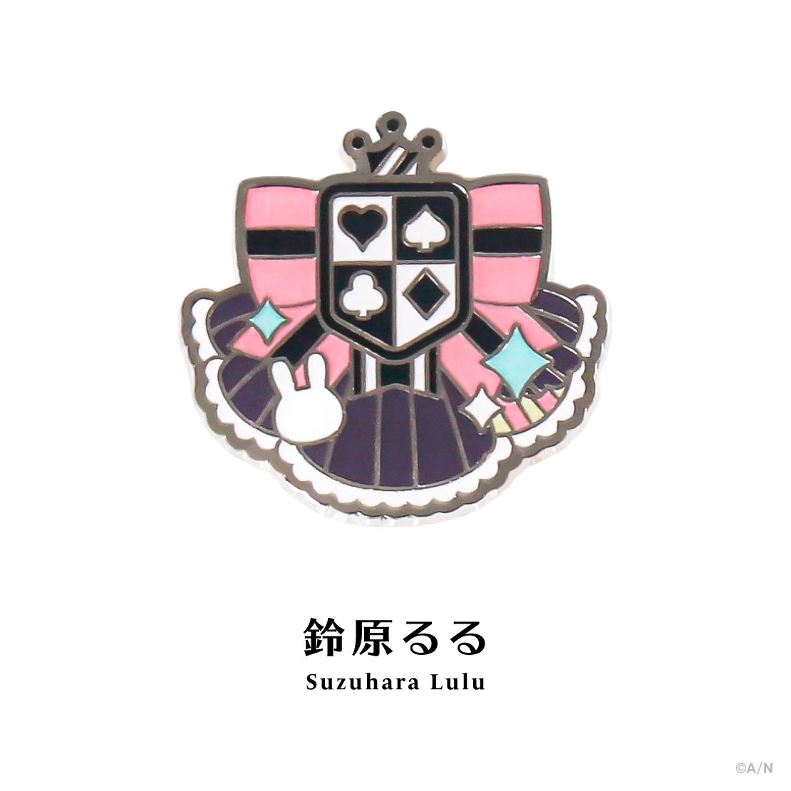 鈴原るるモチーフピンバッジ単体写真