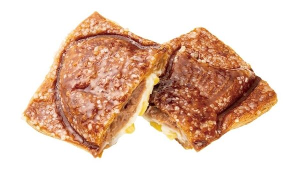 クロワッサンたい焼『マロン&ミルク』断面