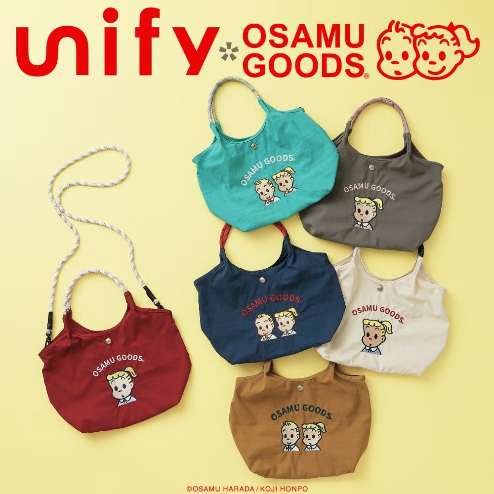 unify×OSAMU GOODS 刺繍2WAYバッグ OTNS-02