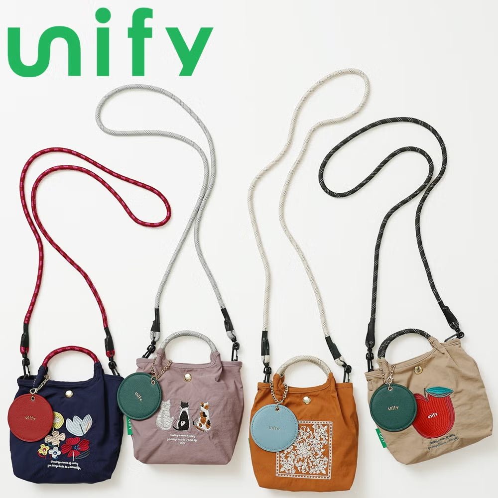 unify original リッチな刺繍の2WAYミニショルダーバッグ UNPS-03