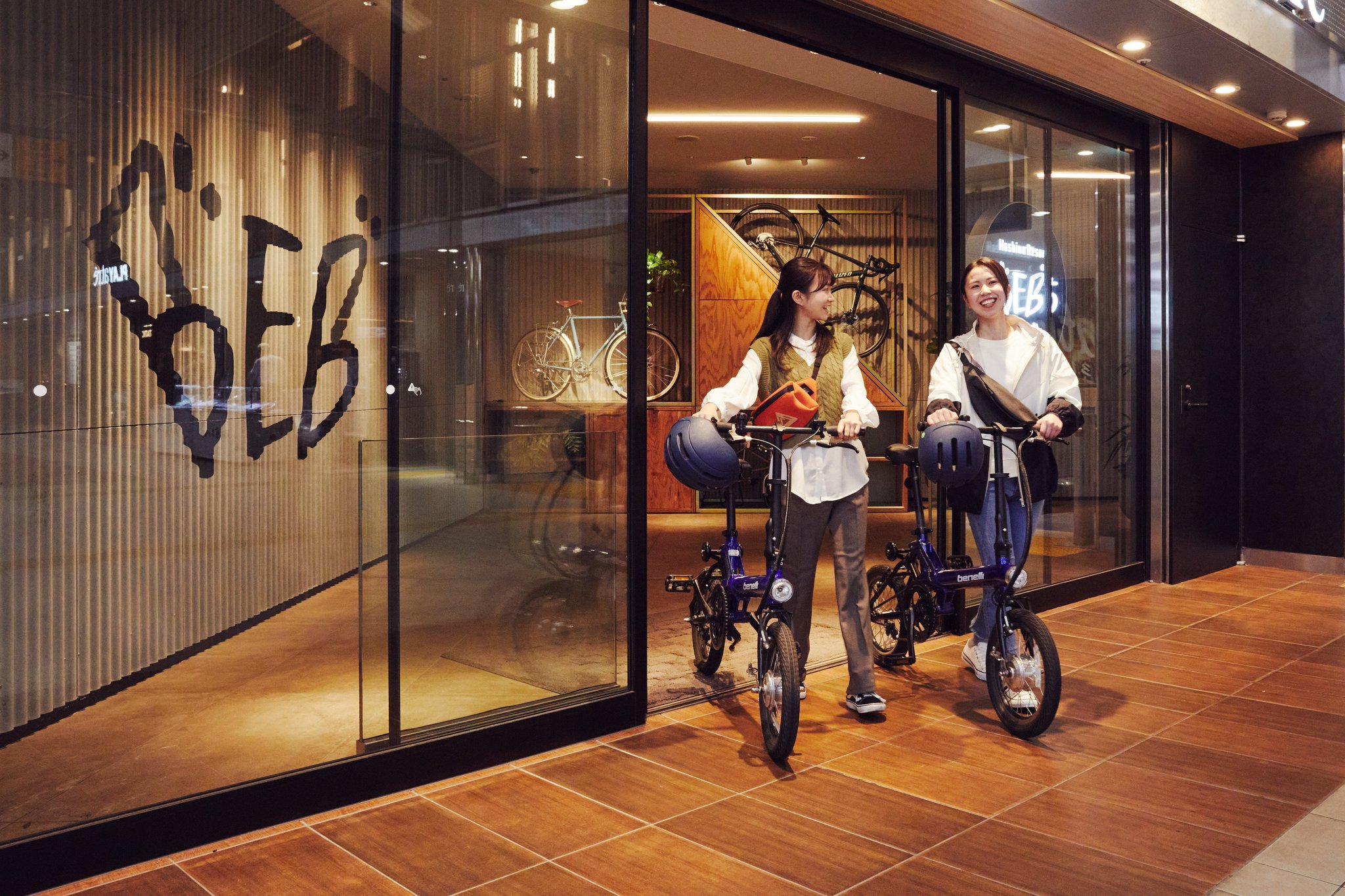 BEB5土浦 E-bikeで出発