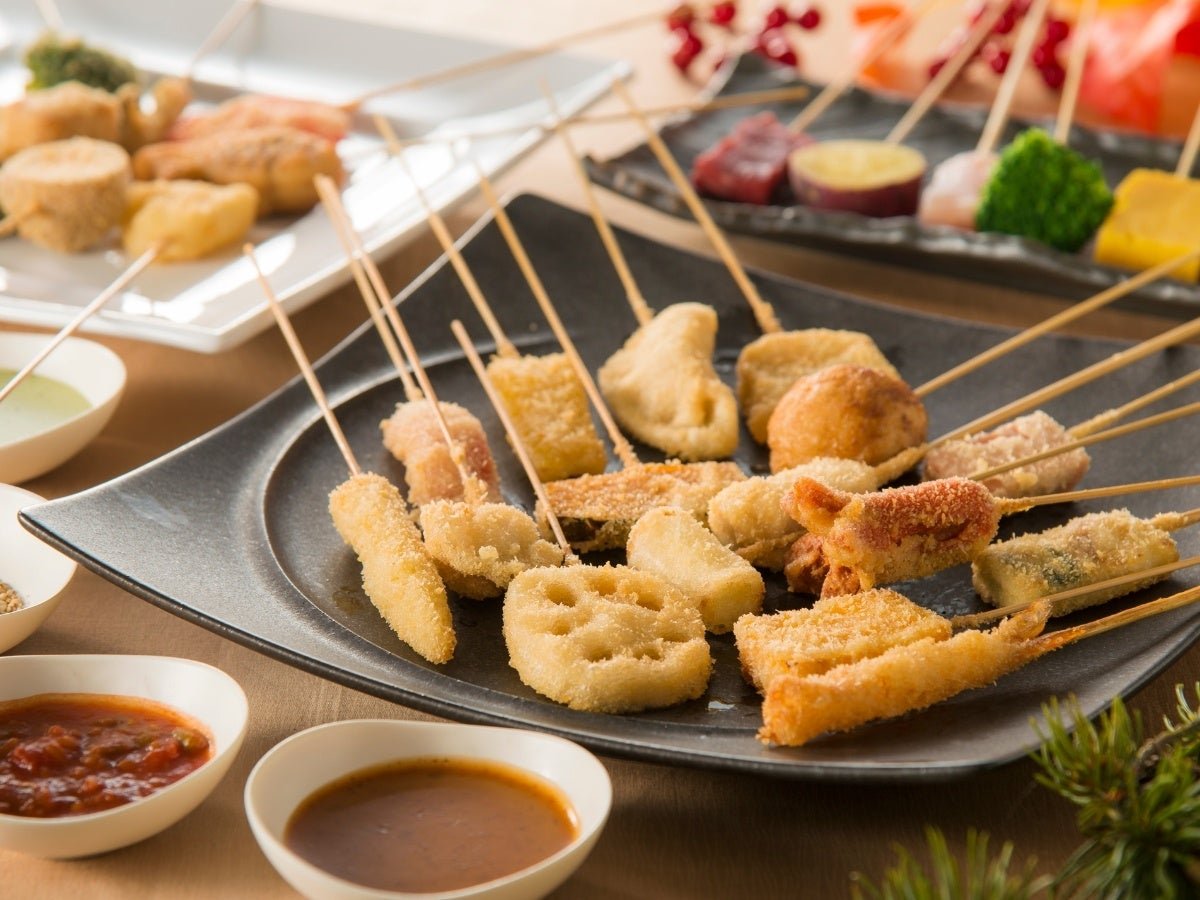 串揚げ・串天ブッフェ くし葉の串揚げ盛り合わせ