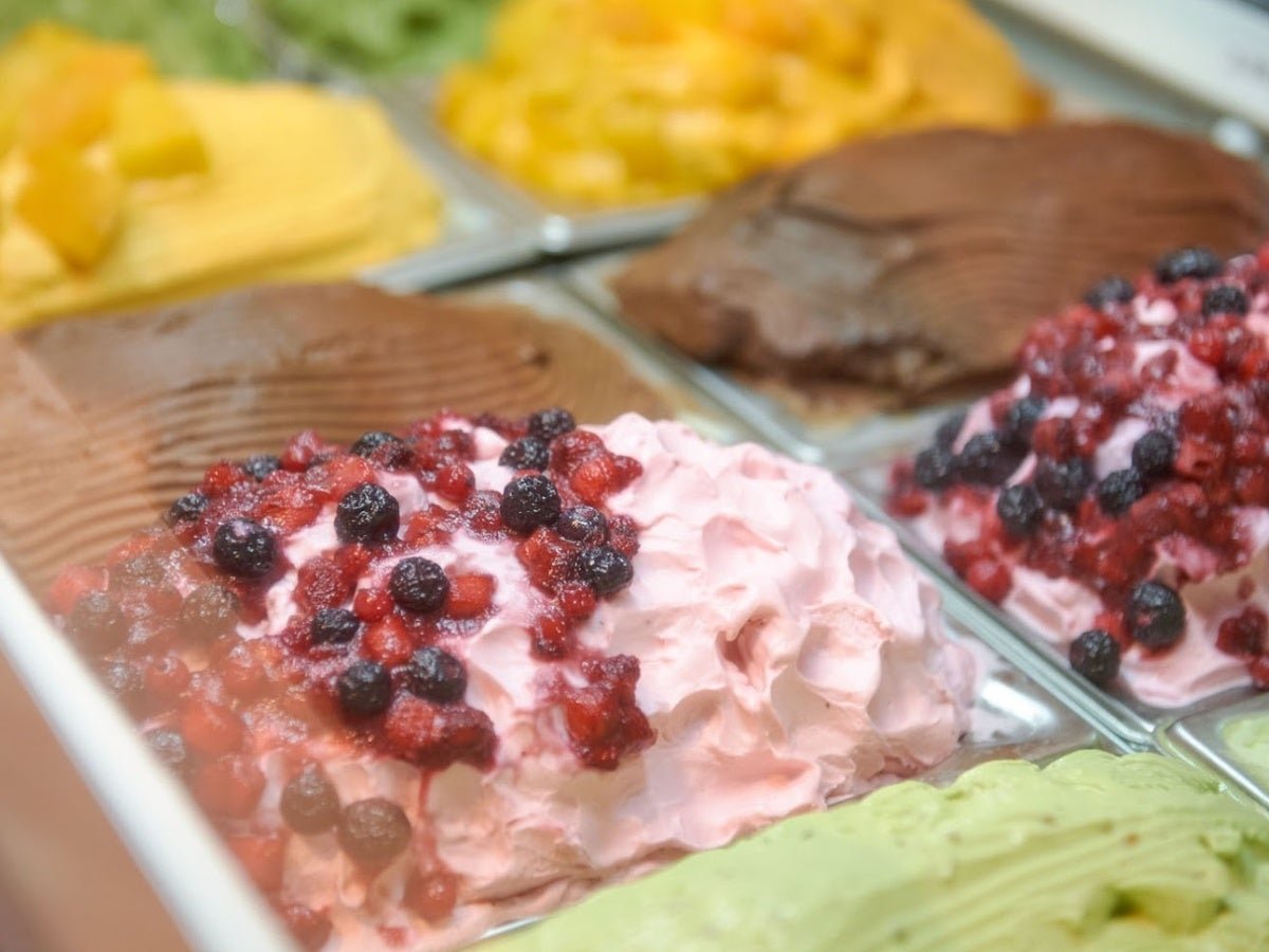 ドルチェ＆ジェラートのジェラートケース