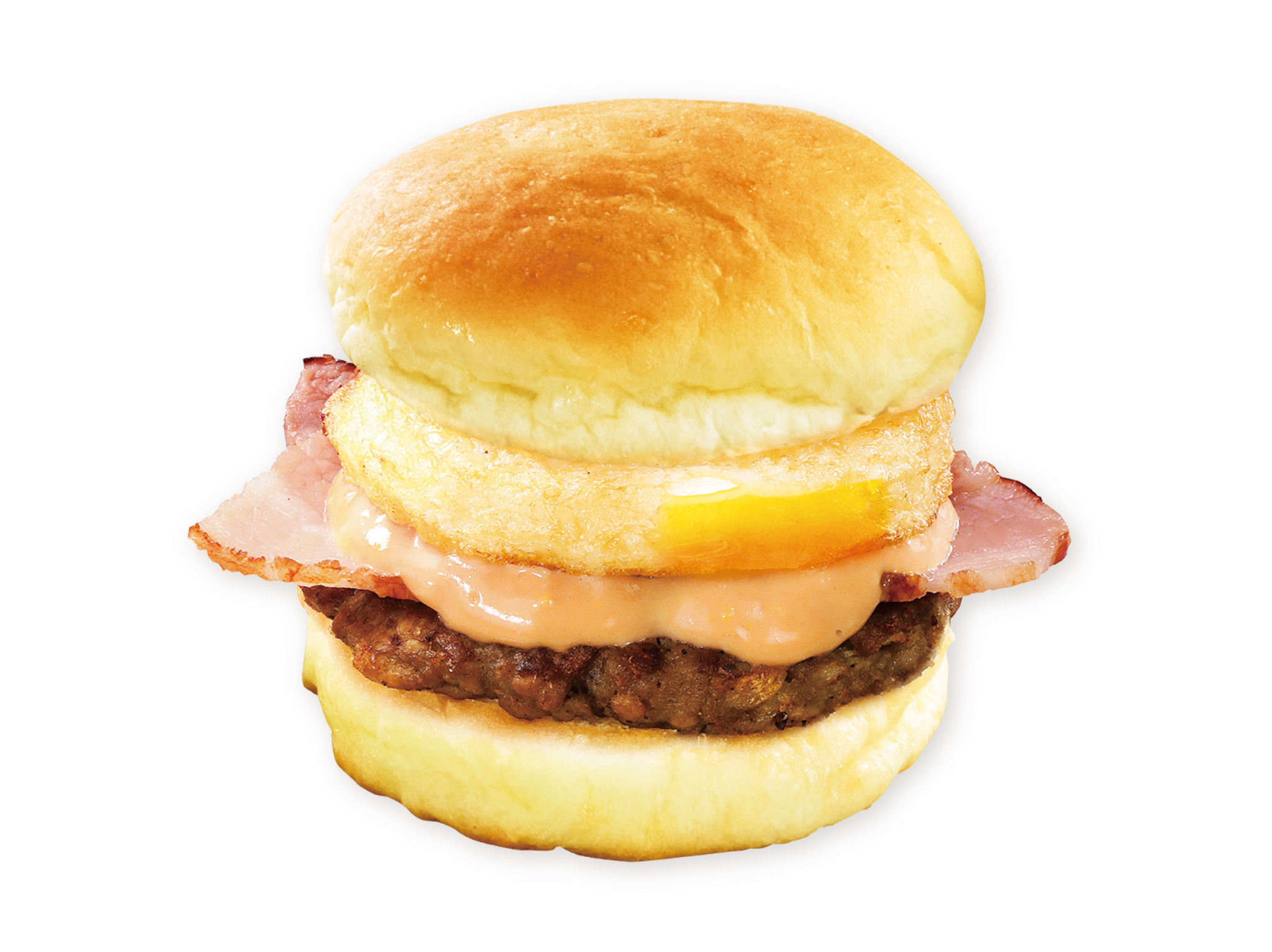 【無添】くら月見バーガー