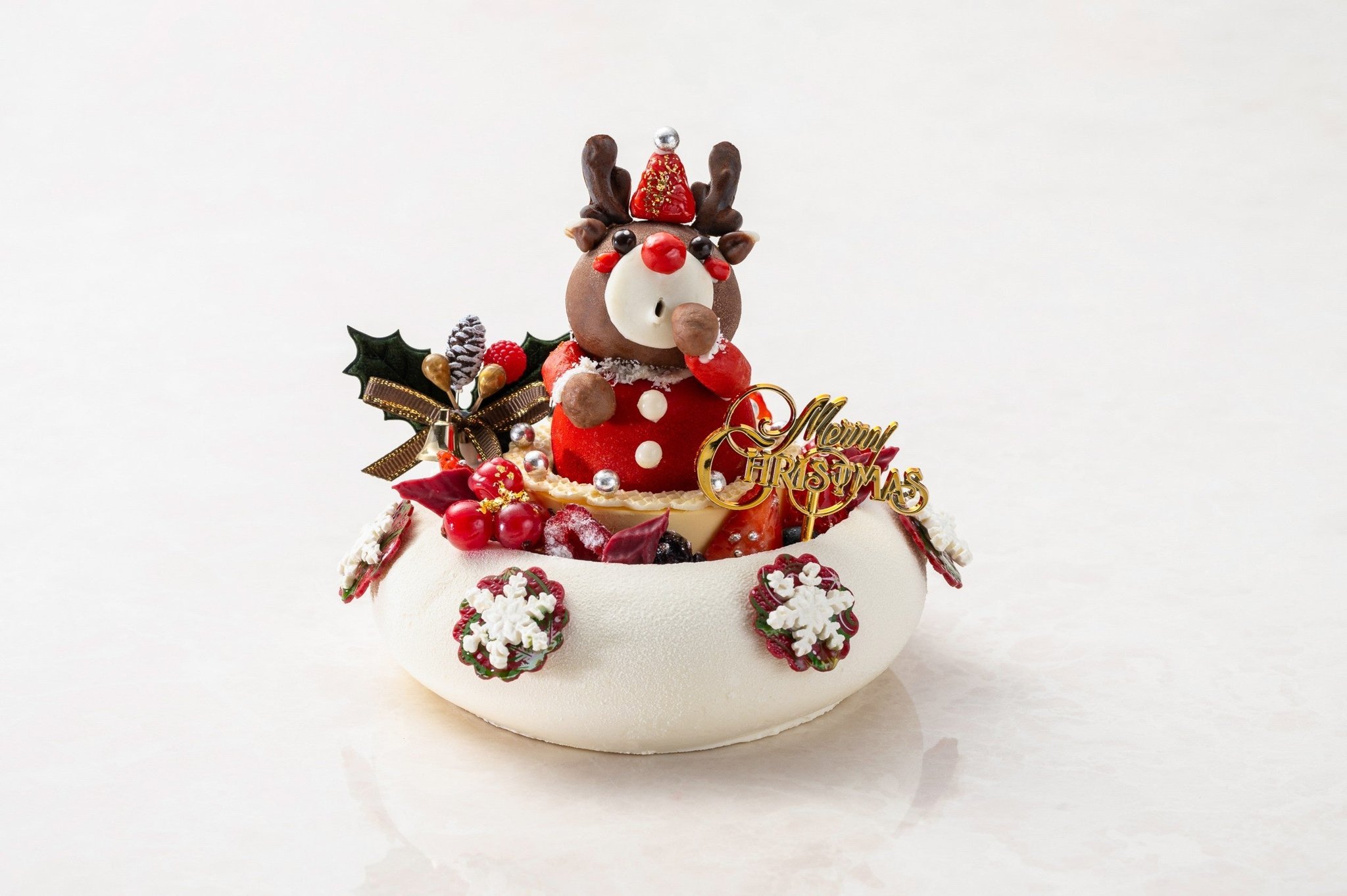 <新作クリスマスケーキ(コンテスト入賞作品)> / ホワイト クリスマス