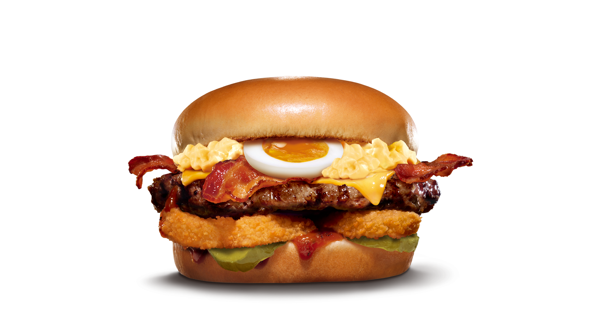 月見ウエスタンベーコンアンガスバーガー
