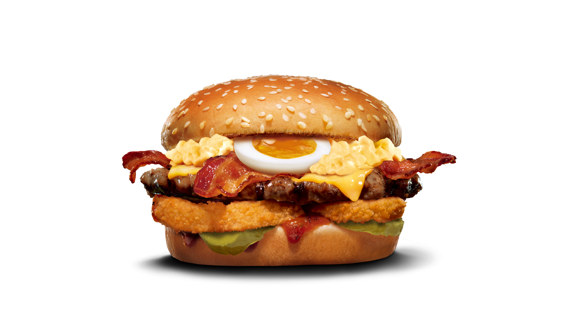 月見ウエスタンベーコンバーガー